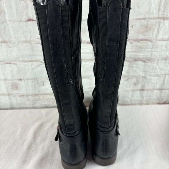BareTraps Women's 11 M Black Seduce Tall Zip Riding Boots - Picture 10 of 13